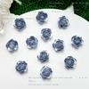 Nueva joyería para uñas de camelia de dos colores, luminosa, recién tallada, joyería para uñas Yiwu, material para uñas DIY