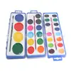 Acuarela Semi-Seca 12 Colores 16 Colores Pintura de Acuarela Transparente Pintura de Estudiante Principiante Acuarela en Polvo Set para Estudiantes de Arte