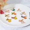 Venta Caliente Transfronteriza Pequeños Accesorios Frescos de Animales Pulsera con Cuentas Abeja Inglesa Margarita Llavero Colgante para Bolsa Mayoreo