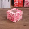 Caja vacía cuadrada de color directo, caja de regalo sorpresa de San Valentín, caja de regalo de la suerte, caja de regalo L