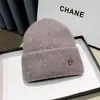 Gorro de Punto de Nuevo Estilo para Mujer, Forro Polar de Invierno, Engrosado, Cálido, Versátil, Circunferencia de Cabeza Grande, Protección para los Oídos, Gorro de Maternidad Postparto