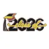 Broche de Aleación de Zinc Esmaltado Modelo Nuevo Temporada de Graduación Transfronterizo Insignia de Birrete de Licenciado 2026 Accesorio Conmemorativo de Graduación Estudiantil
