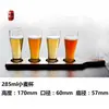 Suporte de copo de cerveja para bar logo novo pequena capacidade bandeja para taças de vinho copo para degustação de bebidas madeira maciça