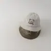 Chapéu de pescador para bebê primavera e outono fofo bebê super fofo chapéu de urso meninos e meninas viagem proteção solar chapéu balde versátil
