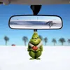 Pingente Grinch de Natal Decoração de Árvore de Natal Suprimentos para Decoração de Feriado Pingente Acrílico Enfeites de Natal para Casa
