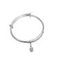 Nuevo brazalete de empuje y tracción Ping An Xile Xiangyun estilo chino para mujer, regalo sólido para novia, regalo de cumpleaños