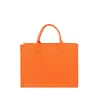 Bolsa de Feltro Promoção Publicitária Sacola de Presente Bolsa Tote de Ombro Único de Grande Capacidade Sacola de Compras Souvenir Logotipo Personalizado