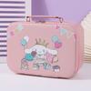 Bolsa de Cosméticos Kuromi Fofa com Grande Capacidade, Espelho, Bolsa de Maquiagem Portátil Impermeável, Personalização de Alto Valor