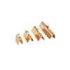 Hebilla de clip de caballo de oro real chapado en cobre de oro de 14K que conserva el color, hebilla de caballo hecha a mano para bricolaje, hebilla de cierre, hebilla de clip para correas, accesorios