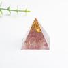 Comercio Exterior Amazon Grava de Cristal Natural Pegamento Pirámide 3cm Adornos Decoración Escritorio Hogar Oficina Mineral en Bruto