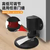 Topes de Puerta Ajustables, Succión Magnética Fuerte al Piso sin Taladro, Nueva Barrera Anticolisión para Baño, Tope de Puerta Invisible de Aleación de Aluminio