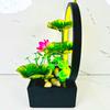 Adorno de Agua para Motonieve Feng Shui con Agua Circulante que Atrae Riqueza de Todas las Direcciones, Adecuado para Sala de Estar, Oficina, Estudio, Escritorio Rueda Feng Shui