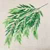 Hojas de sauce artificiales, ramas de sauce, ramas y hojas falsas para decoración de patio exterior de otoño, plantas verdes, paisaje de jardín, hojas verdes al por mayor