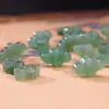 Jade Verde Natural Dongling Accesorios Xiangyun Colgante de Jade Moiré Trasero Pulsera Semi-acabada Hecha a Mano Joyería en Stock