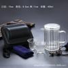 Juego de té de vidrio coleccionable hecho a mano traje artefacto de té para viajes al aire libre resistente al calor antiescaldaduras japonés venta al por mayor una tetera de dos tazas
