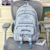 Nova Mochila Escolar Estilo College, Mochila Xadrez Retro Japonesa, Mochila Escolar para Aluna do Ensino Médio, Mochila Estudantil de Grande Capacidade