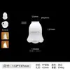 Lámpara de Techo Blanca de Acrílico para Lámpara de Mesa de Estudio Dormitorio Candelabro Minimalista para Comedor Accesorio Decorativo de Concha
