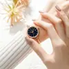Reloj de Cuarzo de Moda Suiza para Mujer, Resistente al Agua, Alto Atractivo Estético, Compacto, Correa Delgada, Reloj para Mujer Sencillo y Elegante, Reloj de Pulsera de Nicho