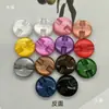 Botones Redondos Perlados Oscuros de Pera para Camisa Botones de Resina para Suéter Cárdigan Abrigo Decoración de Ropa Botones para Coser a Mano