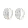 Brincos de Estrela Fosca Estilo Coreano Estilo Nicho Moda Japonesa e Coreana Textura Retrô Estrela de Quatro Pontas Escovada Zircônia Ear Cuff