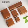 Madeira Maciça Jade Jade Hetian pulseira pulseira caixa de embalagem pingente anel de jade contas de Buda Wenwan caixa de presente para armazenamento