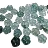 Jade Natural Material de Crisis Azul Hielo Flor Pequeña de Agua, Diámetro 10mm Cuentas Accesorios Cuentas Sueltas DIY Cuentas Sueltas de Jade Accesorios para Joyería