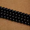 Ágata negra productos semielaborados al por mayor cuentas redondas cuentas sueltas para pulseras accesorios para joyería hecha a mano DIY accesorios