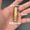Conector de cobre reto para mangueiras de água de borracha flexível 4mm-25mm, conexão plástica direta para mangueira de água flexível, conector de mangueira de gás