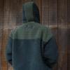 Cárdigan con capucha y cremallera de lana de cordero con costuras de otoño e invierno de moda de Amazon Harajuku para hombres y mujeres, abrigo de calle
