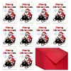 Conjunto de Envelopes para Cartão de Natal Grande de Peça Única Transfronteiriço, Cartão Manuscrito Ritualístico de Natal com Nota Máxima