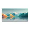 Alfombrilla de Ratón Extendida Estilo Antiguo Paisaje Extra Grande Oficina Antideslizante Resistente al Desgaste Pad de Escritorio Pad para Teclado de Juego Admite Personalización Según Dibujos