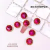 Pedrería Roja Rosa de Fondo Puntiagudo, Pedrería de Forma Irregular, Pedrería para Uñas, Decoraciones K9 para Uñas, Diamantes de Azúcar Helado, Decoraciones Mixtas para Uñas, Pedrería