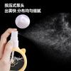 Frasco Borrifador de Silicone Desenho Animado Portátil de Viagem Pressionável Transparente Gato Leitão Frasco Borrifador Criativo Frasco com Loção