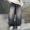 Nuevos jeans de otoño para niños grandes, ropa infantil, versátiles pantalones de mezclilla pintados para niños y adolescentes, elegantes y modernos