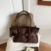 Moda Otoñal Nueva Bolso de Hombro Grande de Piel Sintética Bolso de Mano con Decoración de Hebilla de Cinturón Tote para Viaje Diario Bolso para Mujer