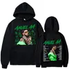 Moletons com Capuz Gráficos Rapper Anuel Aa Real Hasta La Muerte Masculinos e Femininos