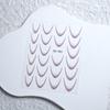 Cross-border Hot French Thin Tough Stickers Waterproof Solid Color Nail Art Stickers Gradient French DIY Matching Nail Art Stickers