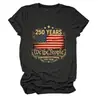 250 Anos Nós o Povo Amazon Ebay Site Independente Camiseta Feminina Fashion e Única Gola Redonda Manga Curta