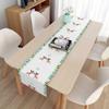 Nueva Bandera de Mesa Navideña Tela Bandera de Té Transfronteriza Mantel de Mesa Regalo Navideño Mesa de Té Mesa de Té Gabinete de TV Tela Decorativa