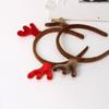 Nueva diadema de asta pequeña diadema de alce navideño linda dulce tocado accesorios fábrica transfronteriza