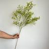 Nuevo día bambú hoja de bambú simulación flor de plástico boda auditorio área de bienvenida diseño pared de fondo planta de flor falsa paisajismo