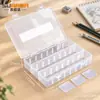 Estuche transparente para lápices de bocetos, estuche especial para estudiantes de arte, gran capacidad, herramientas de almacenamiento, estuche de papelería, bolígrafo de carbono, plástico simple.