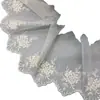 Adorno de Encaje Soluble en Agua de Alta Gama 11 cm de Ancho Lolita Vestido de Novia Falda Adorno para la Cabeza Tela de Malla Bordada