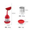 Creativo Acero Inoxidable 304 Silicona Bola de Té Infusor de Té Fabricante Venta al por Mayor Acero Inoxidable Filtro de Té Filtro de Té