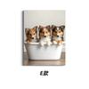 Amazon Transfronterizo Bañera Linda para Mascotas Divertida Decoración de Pared para Baño Pintura Mural de Alta Gama Minimalista Moderno Impermeable Pintura Colgante