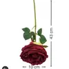 Flor artificial de rosa Austin de un solo tallo, arreglo de escena de boda de alta gama, arreglo floral, adorno de flor para decoración del hogar