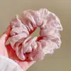 Ligas para el Cabello Lindas de Celebridad de Internet para Primavera y Verano, Accesorios Elásticos de Encaje Femeninos para el Cabello, Coleteros Dulces y Frescos