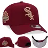 Boné MLB transfronteiriço, boné ajustável novo, boné esportivo unissex hip-hop bordado para proteção solar ao ar livre, boné de beisebol