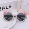 Óculos de sol infantis para gatinhos óculos de sol para bebês Princesinha gato de desenho animado fofo proteção solar óculos para fotos de bebê menina