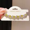 Flor de Cerezo~Pulsera exquisita de circón estilo coreano, fresca y dulce, versátil, lujo ligero, sensación de alta gama, joyería al por mayor
